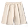 thumbnail image 4 of FRSASU Mens Sweat Shorts 7" Above Knee Workout Gym Shorts Lounge Shorts with Zipper Pockets Khaki, 4 of 6