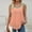 01 Orange, variant on Weiqiqre Women's Tops Tank Top Basic Round Neck Cami Shirts Summer Sleeveless Tee Loose Fit Fashion