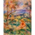 thumbnail image 3 of Renoir, Pierre-Auguste 12x14 Black Modern Framed Museum Art Print Titled - Seated Woman with Sea in the Distance 1917, 3 of 5