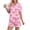 Bow 2, variant on Women' Pajamas Sets Button Down Pjs Short Sleeve Ruffle Sleepwear