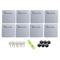 thumbnail image 1 of AMLESO Ensemble de Cintres Décoratifs Horloges Murales Robustes Crochets Muraux 8 Pcs, 1 of 8