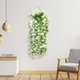 thumbnail image 4 of Cesta Colgante De Flores Artificiales, Decoración De Rosas Artificiales, Expositor De Plantas Para Pared, Adorno Para El Hogar Y El Jardín, Fácil Instalación, 4 of 8
