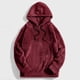 thumbnail image 1 of ICHUANYI Clearance Women's Fashion Long Sleeve Solid Round Neck Blouse Hoodless Sweatshirts(Wine, L) ICHUANYI WER2023081405081, 1 of 6