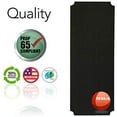 thumbnail image 5 of Resilia Wire Rack Shelf Liners - 4 Pack, 24" x 48", Black Vinyl, 5 of 11