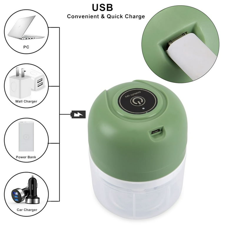 Wireless Portable Mini Food Chopper with USB Charging 100ml – MXMBLENDER
