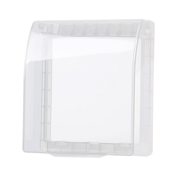 Enchufe eléctrico con tapa impermeable, caja de enchufes, tapa de interruptor transparente resistente. B