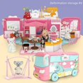 thumbnail image 2 of Diario de koala, casa de muñecas de juguete, mini muebles, adornos, juguete DIY, caravana, hospital, escuela, escena, 2 of 5
