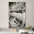 thumbnail image 2 of wall26 Canvas Print Wall Art Row of Stone Buddhism Buddha Temple Statues Cultural Religious Photography Realism Decorative Yoga Multicolor Relax/Calm Zen for Living Room, Bedroom, Office - 24"x3, 2 of 5