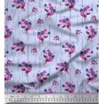 thumbnail image 1 of Soimoi Poly Georgette Fabric Flower Artistic Fabric Prints by Yard 42 Inch Wide, 1 of 3