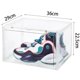 thumbnail image 5 of Caja de almacenamiento de zapatillas con ventosa magnética transparente para zapatillas de baloncesto, cajas para zapatos, armario transparente para zapatos, 5 of 5