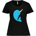 thumbnail image 3 of Inktastic Narwhal Women's Plus Size T-Shirt, 3 of 5