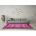 thumbnail image 3 of Ahgly Company Indoor Rectangle Abstract Pink Modern Area Rugs, 5' x 7', 3 of 4