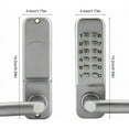 thumbnail image 4 of Proteja su espacio con una cerradura mecánica antirrobo sin llave, el código programable ofrece acceso personalizado, la aleación de zinc garantiza la longevidad, función de reinicio para una fácil, 4 of 5