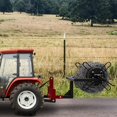 thumbnail image 3 of Dérouleur de Fil pour Tracteur VTT Camion, Récepteur d'Attelage Robuste de 2 Pouces pour Clôture avec Manivelle, Distributeur de Fil Barbelé à Hauteur Réglable pour Ferme Ranch, Noir, 3 of 7