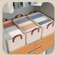 thumbnail image 4 of Caja de Almacenamiento para Armario, Clasificación de Ropa, Calcetines y Diversos, Plegable, Incluye Tapa, 4 of 9