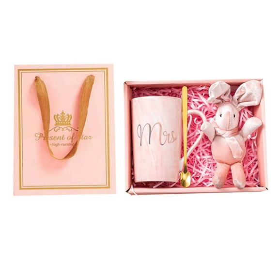 Gifts For Girlfriend Mom Boyfriend Daughter Dad Friend Valentine'S Day Easter Gift Box Accompaniment Gift Set Creative Event Gifts Business Gift Box Mug Wedding Gift Bunny Cup Glass&Bottle