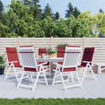thumbnail image 1 of vidaXL Highback Chair Cushions 6 pcs Wine Red Oxford Fabric, 1 of 5