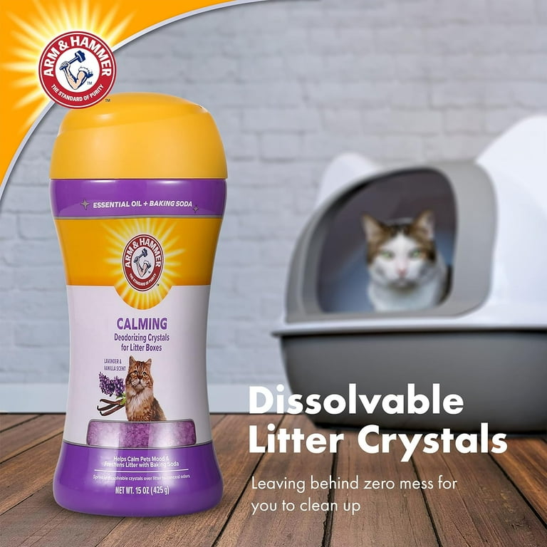 Arm Hammer Baking Soda Cat Litter Crystals, Odor Eliminator