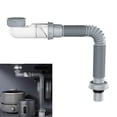 thumbnail image 2 of Side Discharges Sink Drain Pipe Sink Sewer Tube Odor Proof Kitchen Sink Drainages, 2 of 11