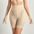 thumbnail image 5 of SWSMCLT Women's Padded Shapewear Shorts Gala Hook Butt Lifter Firm Body Shaper Trainer Fitted Basic Above Knee Nude 4-6, 5 of 5