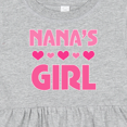 thumbnail image 4 of Inktastic Nana's Girl Grandchild Girls Baby Dress, 4 of 5