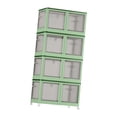 thumbnail image 4 of Portable Closet Wardrobe Closet Dustproof Cover Freestanding Large Capacity Wardrobe Storage Box for Cloakroom Bedroom Shirts Shoes Garments green, 4 of 8
