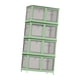 thumbnail image 4 of Armario portátil, contenedor de almacenamiento de muñecas, organizador de armario para el hogar, armario para camisas, zapatos, prendas, sala de estar verde Sunnimix Armario portátil, 4 of 8