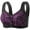 Purple, variant on Mgmyaa Bras for Women Large Size Rims-free Gathered Comfortable Breathable Underwear Daily Bra