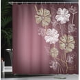 thumbnail image 3 of Ambesonne Art Shower Curtain, Cherry Blossom Fantasy Garden, 69"Wx75"L, Mauve Taupe, 3 of 4