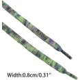 thumbnail image 3 of Zhengup Flat Colorful Shoelaces Gradient Colors Shoe Laces for Boots Sneakers 2 Pairs, 3 of 4