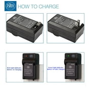 BM Premium EN-EL12 Battery and Charger Nikon Coolpix A1000, Black