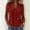 Wine, variant on Vest Women, Peter Pan Collar Button - Front Solid Color Blouse for Outdoor Picnics & Weekend Getaways
