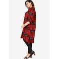 thumbnail image 4 of Roaman's Women's Plus Size Button-Front Ultra Tunic, 4 of 6