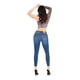thumbnail image 5 of Jeans básico para mujer de mezclilla stretch Push UP con bolsas traseras azul 9, 5 of 6