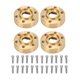 thumbnail image 2 of Adaptador de cubo de rueda de oruga RC Jadeshay 4 Piezas Hexagonal Oro 12 mm, 2 of 14