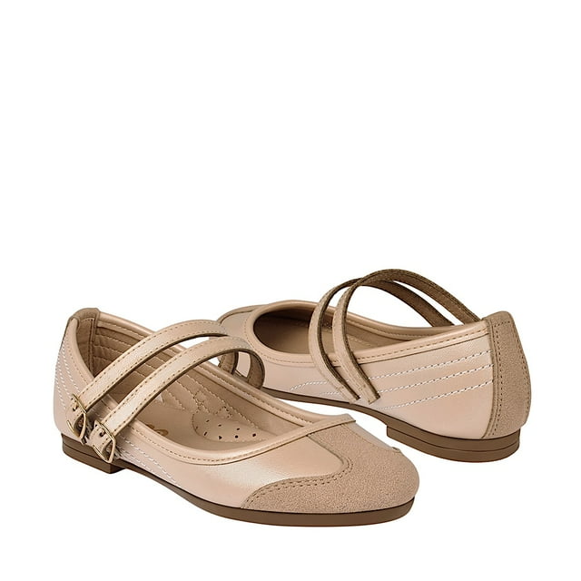 ZAPATOS STYLO NIÑA 26616 SIMIPIEL BEIGE 18-21