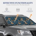 thumbnail image 3 of Kdxio German Shepherd Dog Print 2-Piece Sun Shade Front Windshield - Foldable Car Front Window Sunshades for Most Sedans SUV Truck, 3 of 6