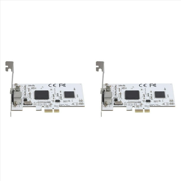 2X Tarjeta de Expansión PCIE Tarjeta de Captura de Video de Vigilancia PCIE A AV con Resolución HD 640X480 Tarjeta de Captura de Imágenes