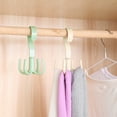 thumbnail image 4 of Fdelink 360 Hook,Rotating Clothes Hanger,Belt Hangers for Closet 360 Rotating Scarf Tie Rack 4 Colors Handy 4Pcs Hooks,Multi Use Hook,4Pc Hook, 4 of 9