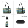 thumbnail image 6 of FORMRS Canvas Laptop Tote Bag for Women with 15.6" Computer Compartments Shoulder Handbag, Retro Mountain, 6 of 7