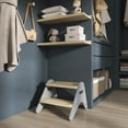 thumbnail image 6 of Dream On Me Skyward Multipurpose Kids Step Stool with Anti-slip Base In White and Grey, 6 of 9