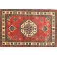 thumbnail image 1 of Ahgly Tapis d'Intérieur Rectangulaire Traditionnel Médaillon Marron, 3 Pieds x 5 Pieds, 1 of 6