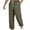Army Green, variant on JTieacloth Mens Casual Stretch Chino Pant Men's Casual Pants Loose Fit Elastic Comfortable Summer Autumn Tapered Ankle Joggers For Daily Wear With Pure Color Design Green
