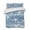 Mist Blue, variant on Quilts Queen Size Bedding Set, Pink Coastal Lightweight Quilted Comforter, Summer Ocean Waves Ombre Sea Starfish Soft Reversible Bedspread Coverlet with Pillow Covers for All Season, 90" x 96"