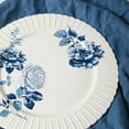 thumbnail image 4 of Stone Lain Fiore 8-Piece Dinner Plate Set New Bone China, Blue, 4 of 6