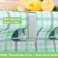 thumbnail image 4 of Pieces Stainless Steel Outdoor Tablecloth Clips, Outdoor Tablecloth Clip 5 x 6 cm, Adjustable Tablecloth Clips, 4 of 5