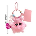 thumbnail image 3 of Hometravel Plush Toy Keychain, Soft Stuffed Animal Figure with Metal Key Ring, Cute Character Accessory for Keys, Backpack, Bag Charm Decoration, 3 of 7