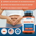 thumbnail image 5 of Nova Nutritions Betaine HCL 648 mg 250 Capsules, 5 of 6