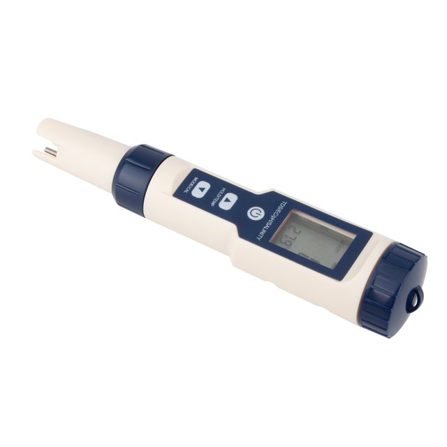 Probador de Medidor de pH de Agua 5 en 1 Probador de Calidad de Agua Multifuncional, medidor Digital de TDS/EC/salinidad/pH/Temperatura para Agua Potable, Piscina, Acuario, pecera, hidroponía Amonsee NO