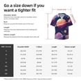 thumbnail image 5 of Wukai Planet Pastel Galaxy Men's Casual Short-Sleeve Button Down Shirt,Cuban Shirts for Men,Mens Short Sleeve Dress Shirts-XX-Large, 5 of 5